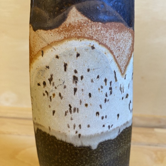 Vintage Robert Parrott Mid-Century Modern Signed Studio Art Pottery Ceramic Vase - Picture 8 of 11